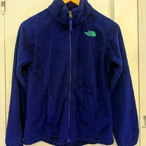The North Face girls zip fleece jacket